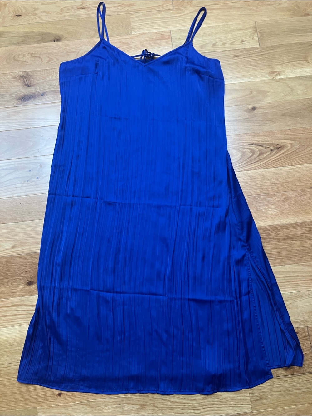 GAP Pleated Slip Midi Dress adjustable Spaghetti Straps XXL